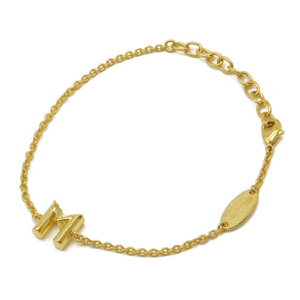 LOUIS VUITTON Gold Charm Bracelet